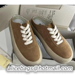 Low Price Golden Goose GGDB Space-Star Sabot Sneakers in Tobacco-Colored Suede 030406