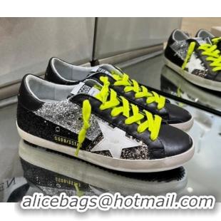 Best Price Golden Goose GGDB Super-Star Sneakers in Multicolor Glitter with Star 030410