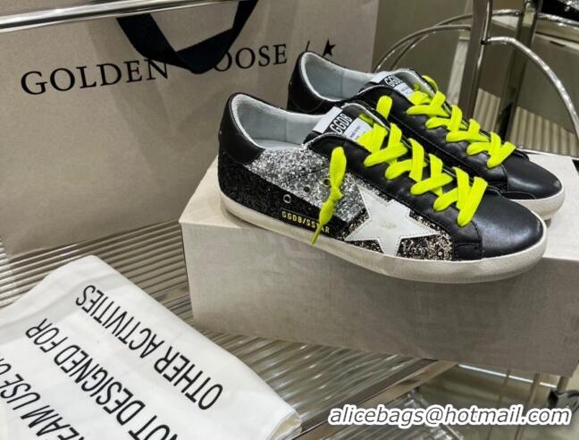 Best Price Golden Goose GGDB Super-Star Sneakers in Multicolor Glitter with Star 030410