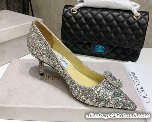 Discount Jimmy Choo Love Buckle Sequins Pumps 021962