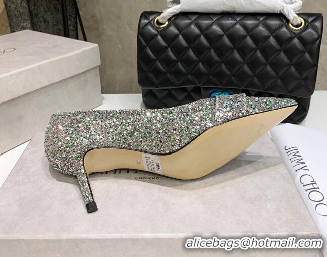 Discount Jimmy Choo Love Buckle Sequins Pumps 021962