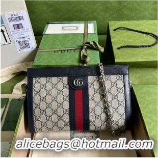 Top Grade Gucci Ophidia GG Small Shoulder Bag 503877 Blue