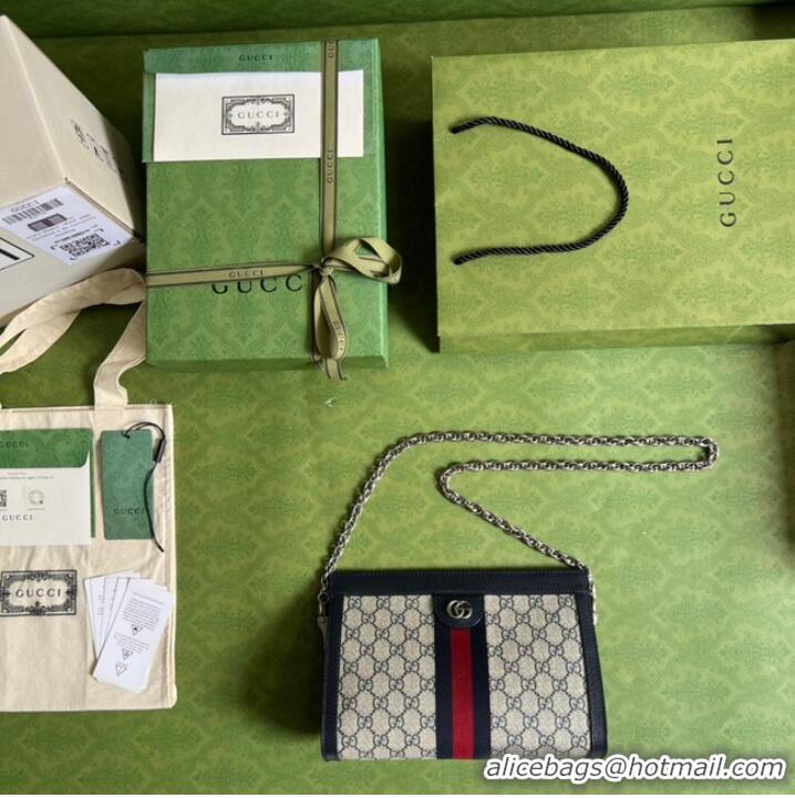 Top Grade Gucci Ophidia GG Small Shoulder Bag 503877 Blue