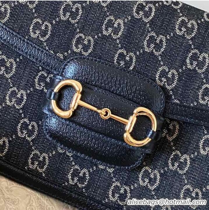 Best Quality Gucci Horsebit 1955 shoulder bag 602204 Black