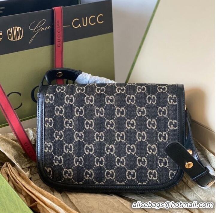 Best Quality Gucci Horsebit 1955 shoulder bag 602204 Black