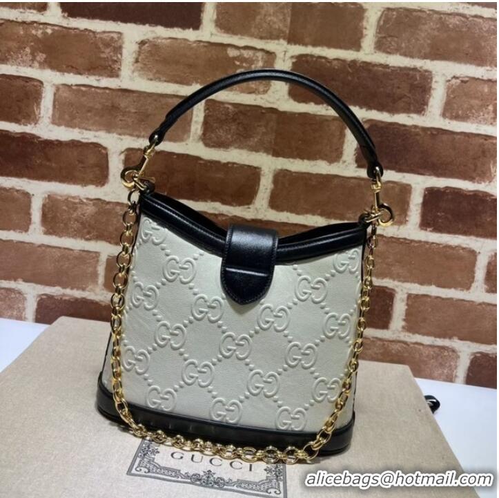 Top Quality Gucci Small GG shoulder bag 675788 White