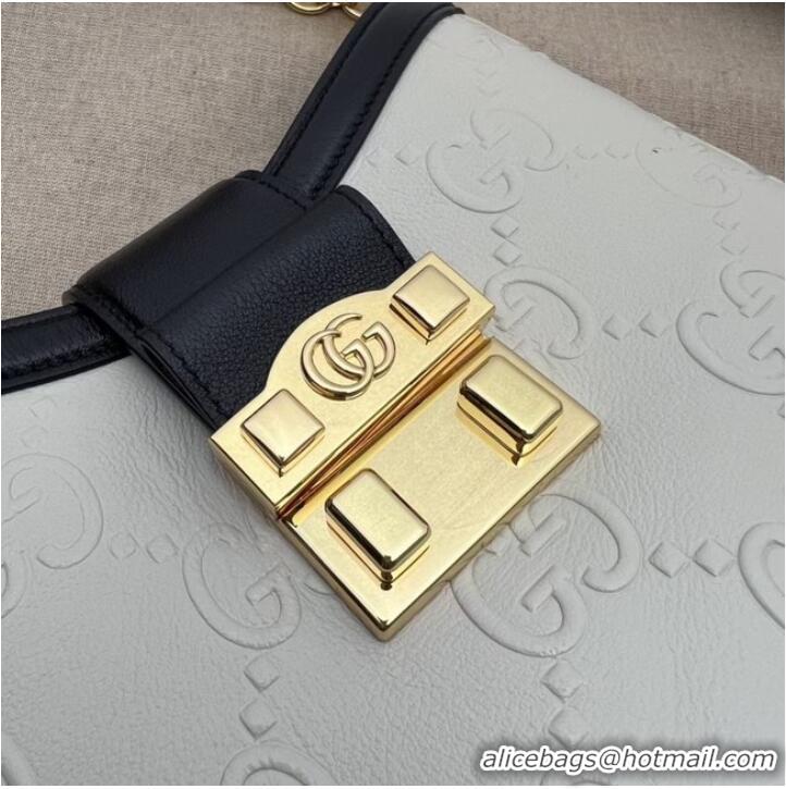 Top Quality Gucci Small GG shoulder bag 675788 White