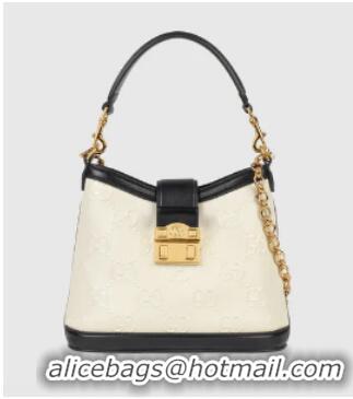 Top Quality Gucci Small GG shoulder bag 675788 White