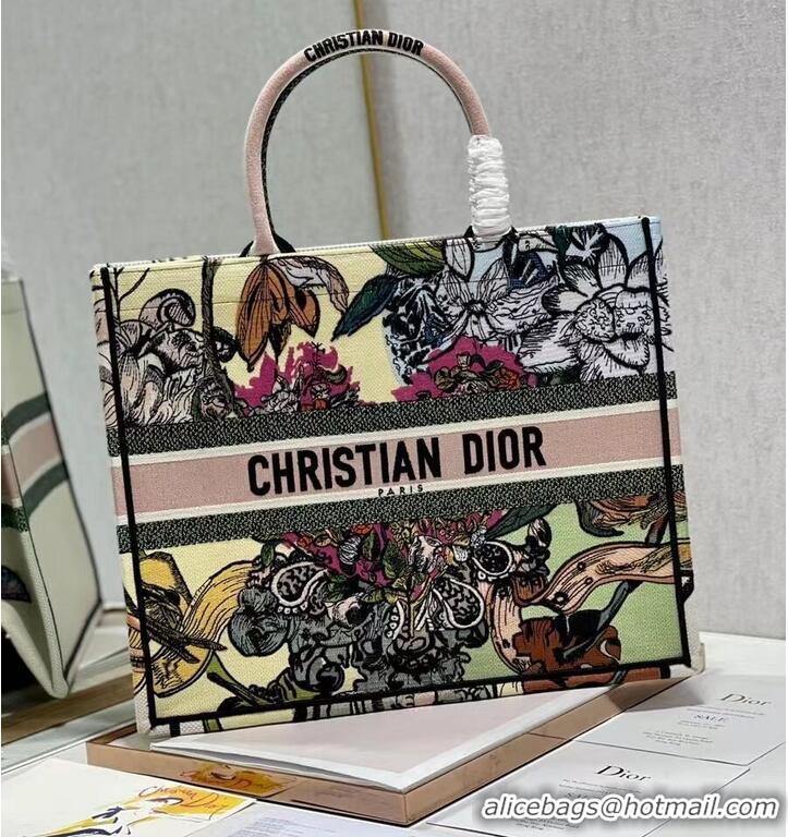 Super Quality DIOR BOOK TOTE Embroidery C1286-20