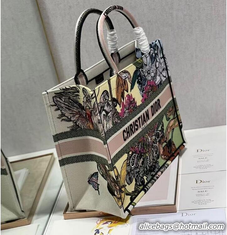 Super Quality DIOR BOOK TOTE Embroidery C1286-20