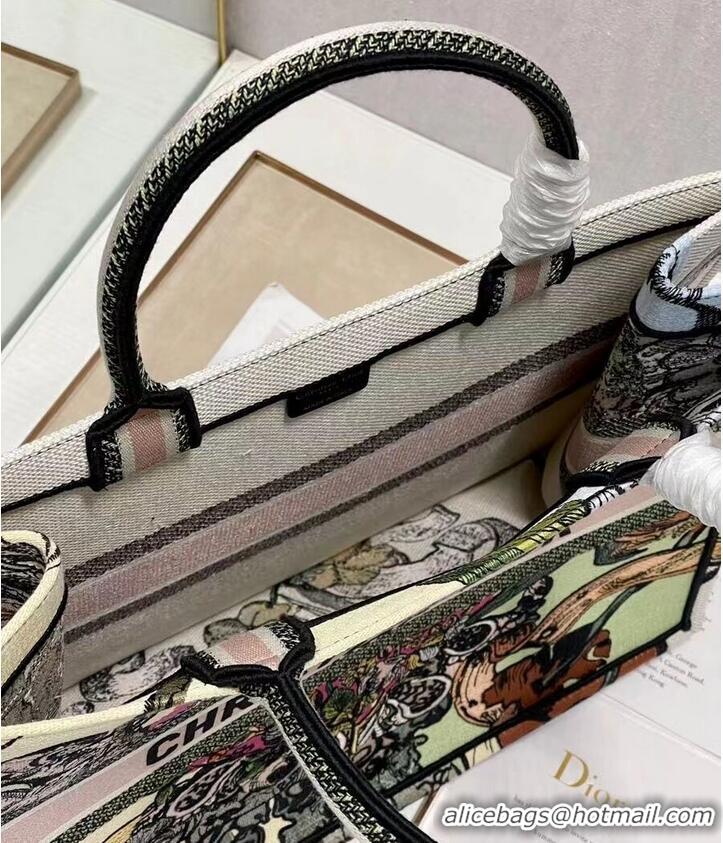 Super Quality DIOR BOOK TOTE Embroidery C1286-20