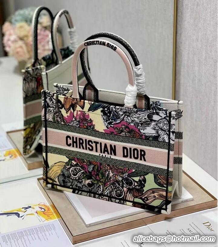 Buy Cheapest SMALL DIOR BOOK TOTE Embroidery C1287-20