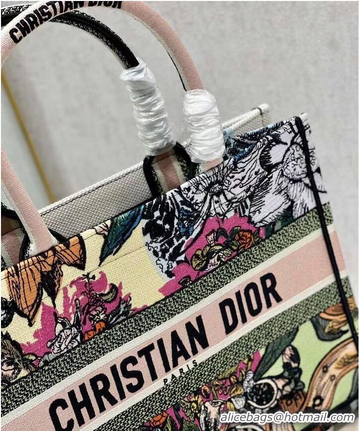 Buy Cheapest SMALL DIOR BOOK TOTE Embroidery C1287-20