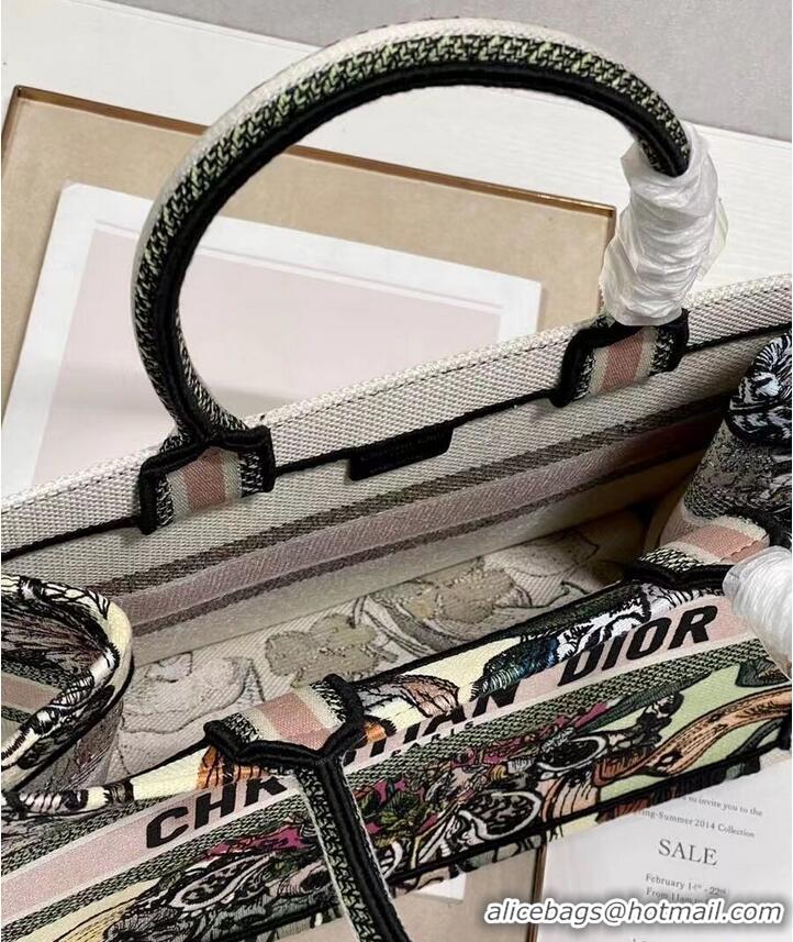 Buy Cheapest SMALL DIOR BOOK TOTE Embroidery C1287-20