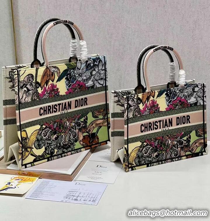 Buy Cheapest SMALL DIOR BOOK TOTE Embroidery C1287-20