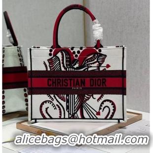 Original Cheap SMALL DIOR BOOK TOTE Embroidery C1287-21