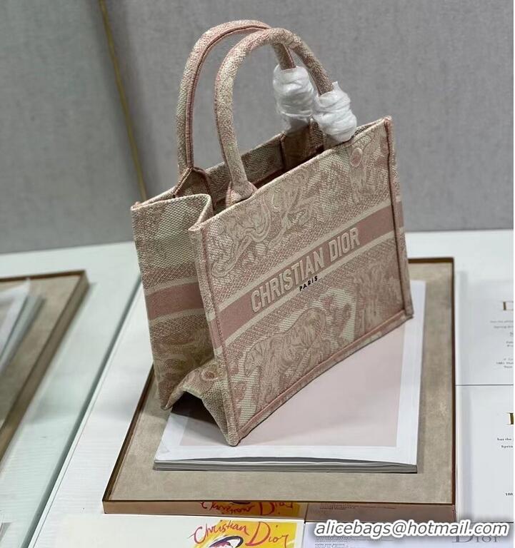 Good Product SMALL DIOR BOOK TOTE Embroidery C1331-1