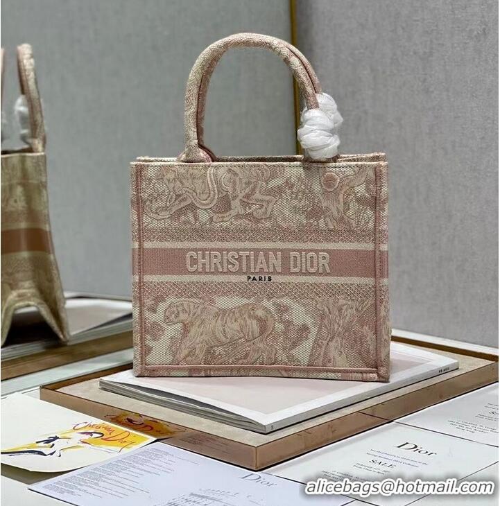 Good Product SMALL DIOR BOOK TOTE Embroidery C1331-1