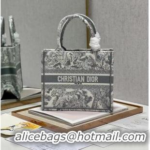 Shop Top Quality SMALL DIOR BOOK TOTE Embroidery C1331-2