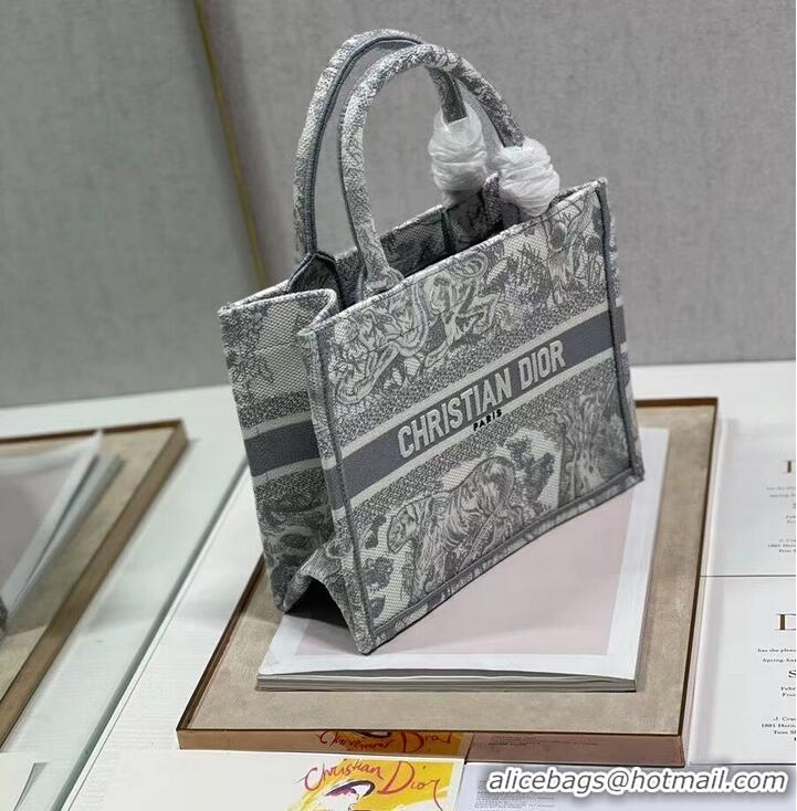 Shop Top Quality SMALL DIOR BOOK TOTE Embroidery C1331-2