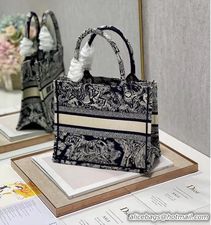 Good Quality SMALL DIOR BOOK TOTE Embroidery C1331-8