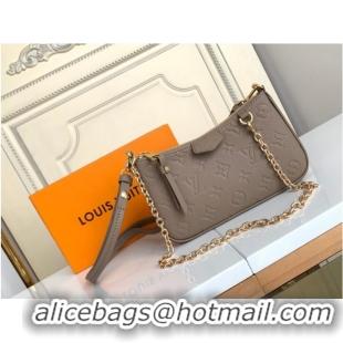 Top Quality Louis Vuitton EASY POUCH ON STRAP M80349 Taupe