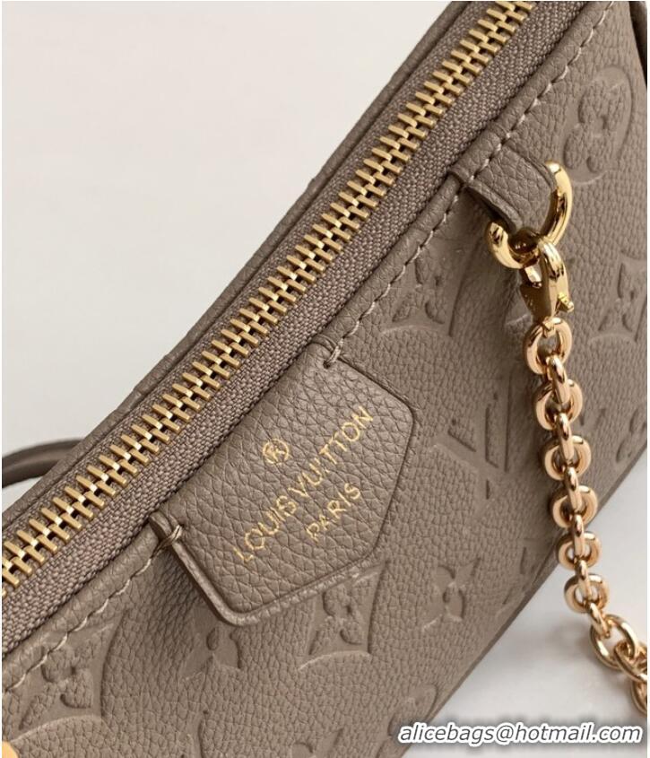 Top Quality Louis Vuitton EASY POUCH ON STRAP M80349 Taupe