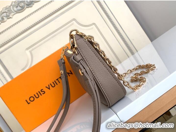 Top Quality Louis Vuitton EASY POUCH ON STRAP M80349 Taupe