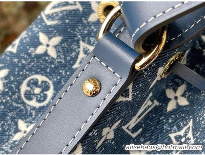 Shop Discount Louis Vuitton Monogram denim M59606 Navy Blue