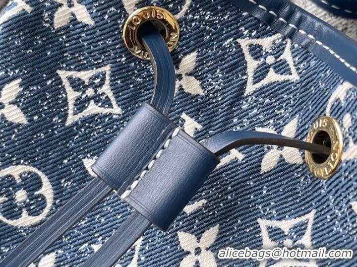 Shop Discount Louis Vuitton Monogram denim M59606 Navy Blue