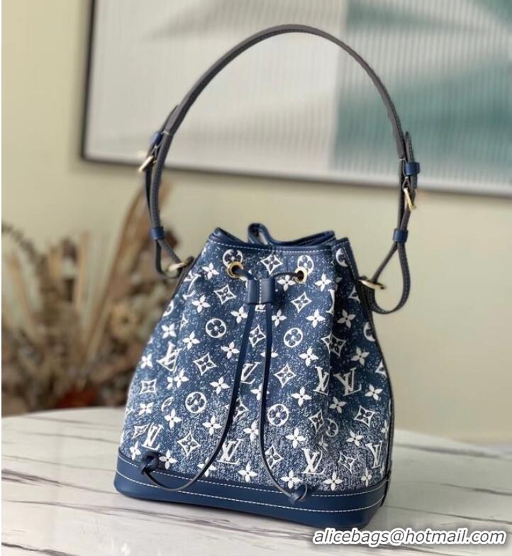 Shop Discount Louis Vuitton Monogram denim M59606 Navy Blue