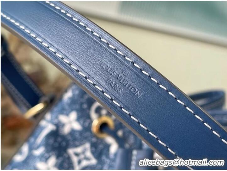 Shop Discount Louis Vuitton Monogram denim M59606 Navy Blue