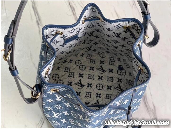 Shop Discount Louis Vuitton Monogram denim M59606 Navy Blue