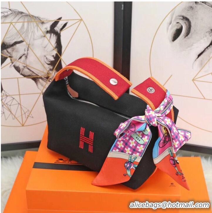 Promotional Grade Hermes TROUSSE BRIDE-A-BRAC 25699 black