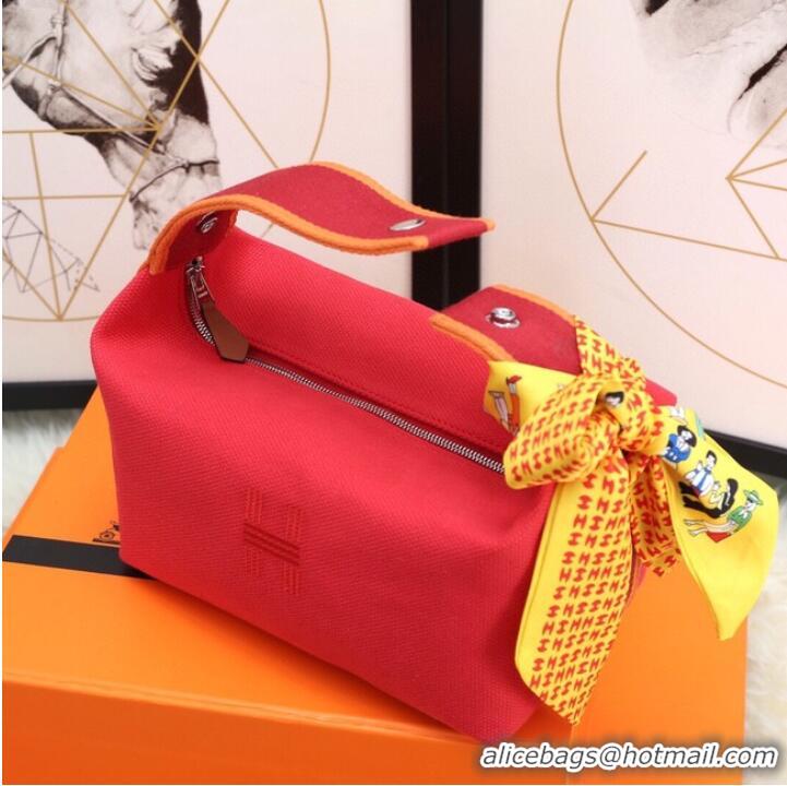 Cheapest Hermes TROUSSE BRIDE-A-BRAC 25699 red