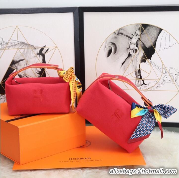 Cheapest Hermes TROUSSE BRIDE-A-BRAC 25699 red