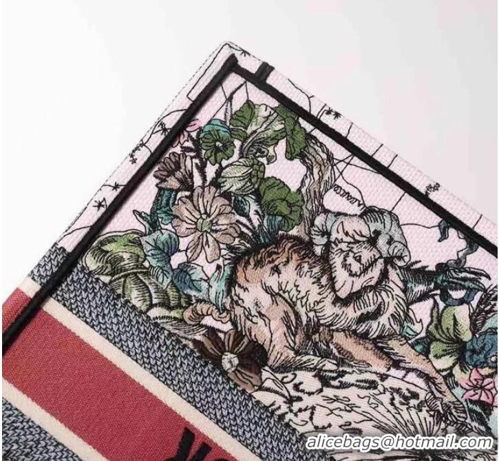 Famous Brand DIOR BOOK TOTE Embroidery C1286-22