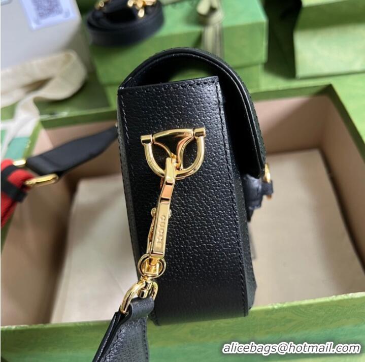 Super Quality Gucci Horsebit 1955 shoulder bag 658574 Black