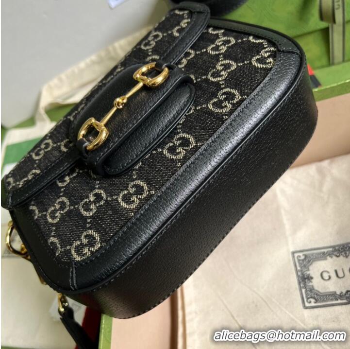 Super Quality Gucci Horsebit 1955 shoulder bag 658574 Black