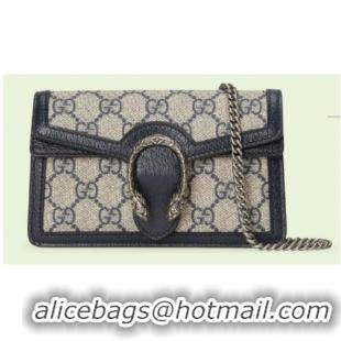 Famous Brand Gucci Dionysus GG super mini bag 476432 Blue