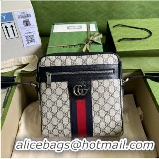 Promotional Gucci Ophidia GG small messenger bag 547926 blue