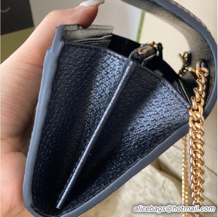 Promotional Gucci Jackie 1961 GG chain wallet 652681 blue