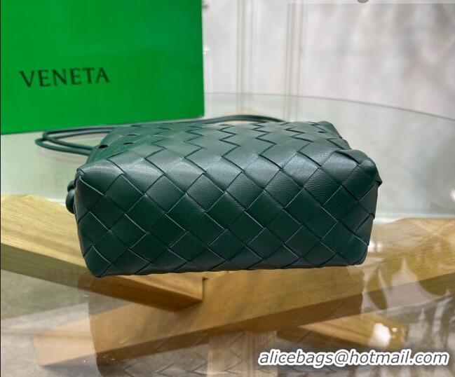 Shop Grade Bottega Veneta Mini Loop Crossbody Bag Raintree BV0531 Green