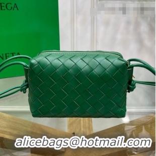 Pretty Style Bottega Veneta Mini Loop Crossbody Bag BV0531 Racing Green