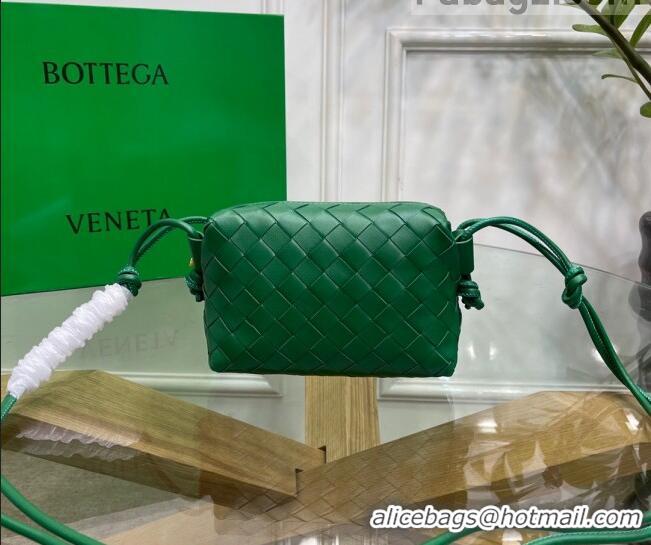 Pretty Style Bottega Veneta Mini Loop Crossbody Bag BV0531 Racing Green