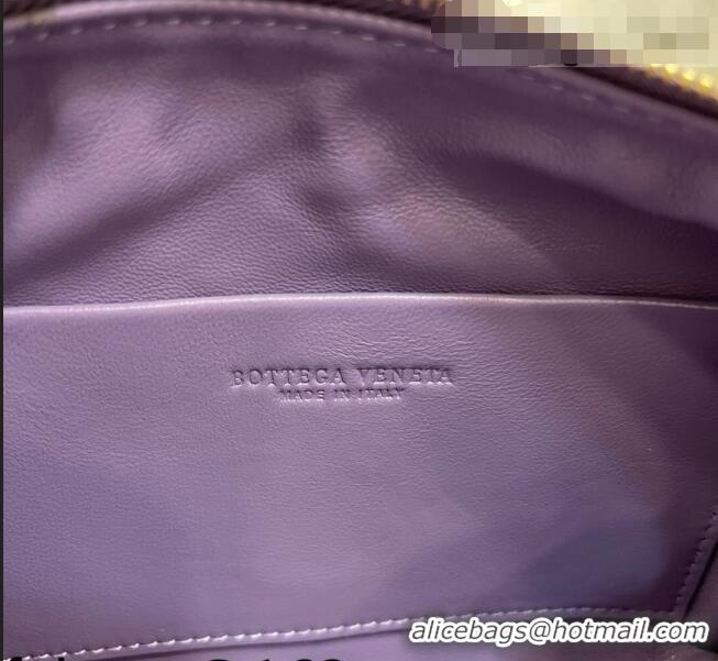 Luxury Discount Bottega Veneta Mini Loop Crossbody Bag Lavender BV0531 Purple