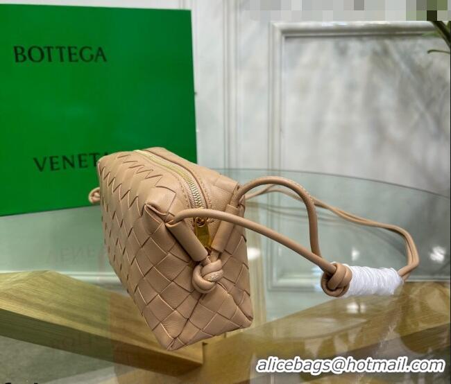 Reasonable Price Bottega Veneta Mini Loop Crossbody Bag Almond BV0531 Beige