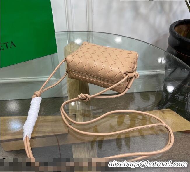 Reasonable Price Bottega Veneta Mini Loop Crossbody Bag Almond BV0531 Beige