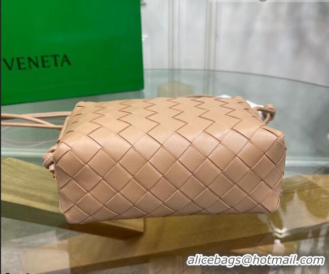 Reasonable Price Bottega Veneta Mini Loop Crossbody Bag Almond BV0531 Beige