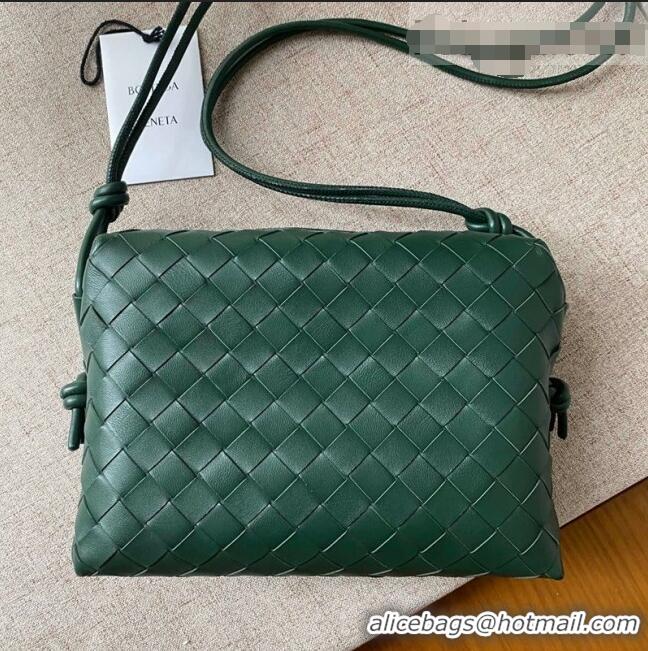 Grade Quality Bottega Veneta Small Loop Crossbody Bag BV0541 Raintree Green